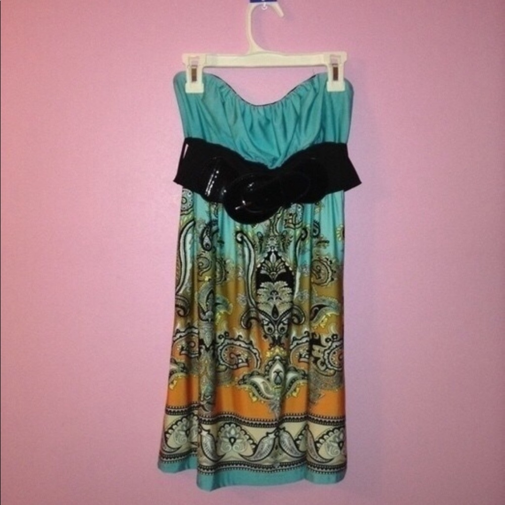 Strapless dress